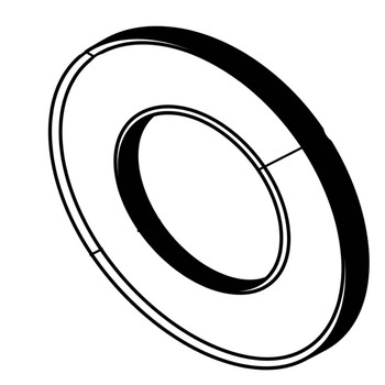 1E619054160 Washer 17.2 X 30 X 1.5 Tuff Torq Genuine OEM Part