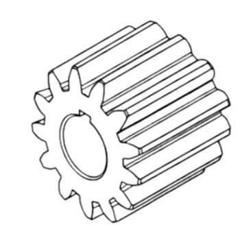 1A632083560 Final Pinion Gear 11T Tuff Torq Genuine OEM Part