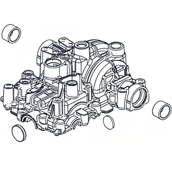 187K0084240 Upper Housing Assembly Tuff Torq Genuine OEM Part
