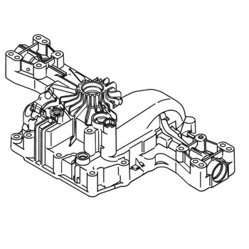 187Q0324180 Lower Housing 3 Port Tuff Torq Genuine OEM Part