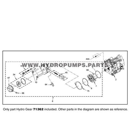 Hydro Gear Auxiliary Pump Kit