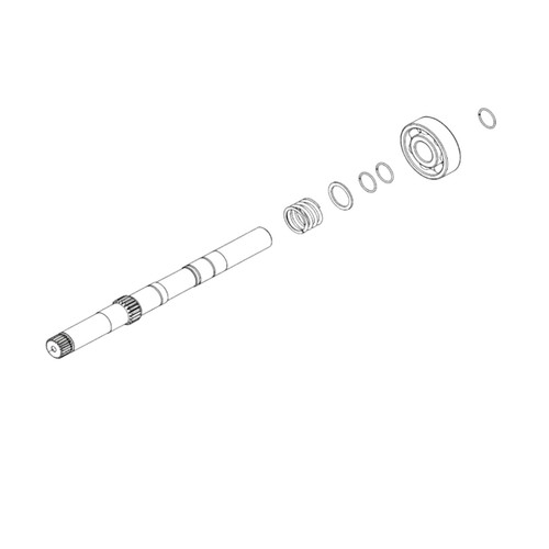 71020 KitSecond Shaft AaPad Pump HydroGear Genuine OEM Part