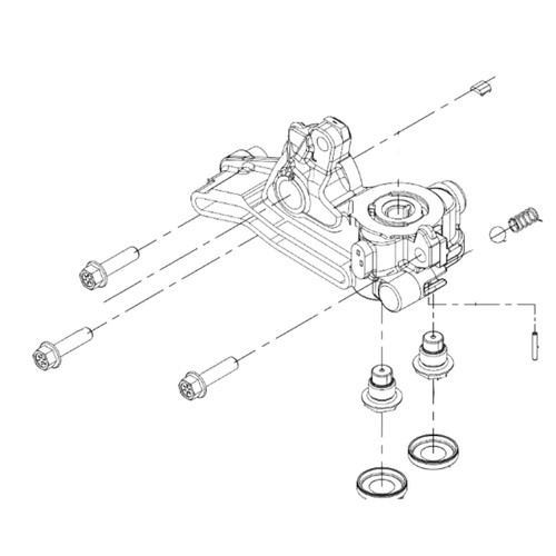71975 Kit Center Section Left Hand Charge HydroGear Genuine OEM Part