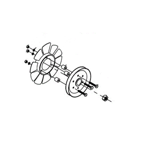 Hydro Gear 70418 - Kit Fan/Pulley - Original OEM part