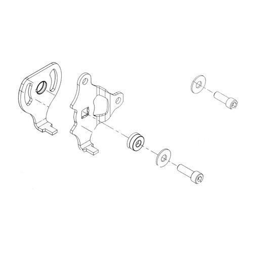 71719 Kit Counter Clockwise Return Scissor Slotted Spring HydroGear Genuine OEM Part