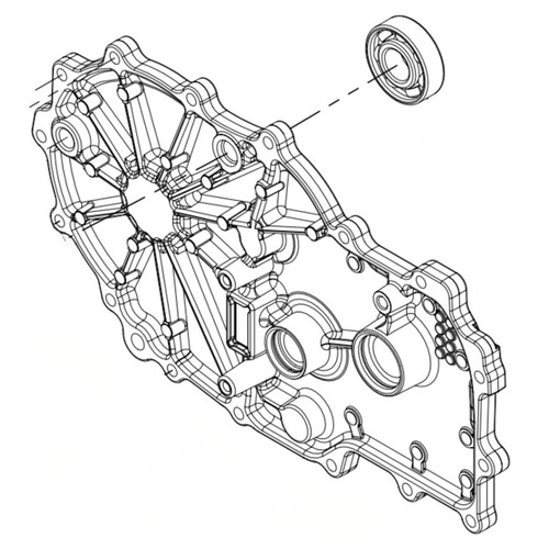 73094 Kit Side Cover Left Hand Control HydroGear Genuine OEM Part