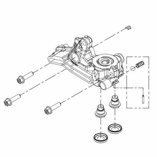 73241 Kit Center Section Left Hand Charge HydroGear Genuine OEM Part