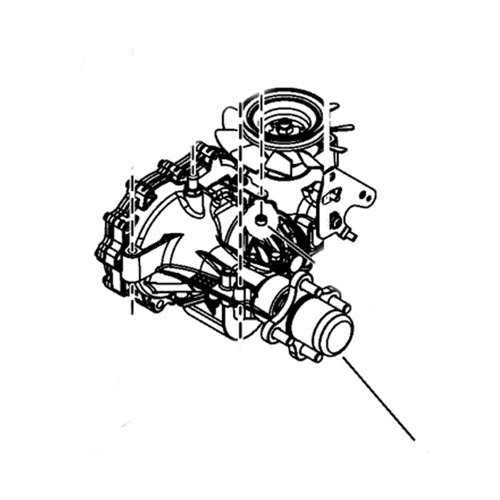 Hydro Gear ZL-GMFE-SL5B-1PXX - Transaxle Hydrostatic Zt-3100 - Original OEM part