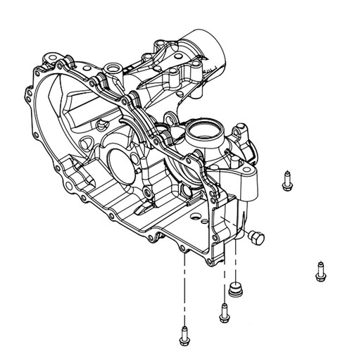 72026 - Kit Housing Main Left Hand Charge Control - Hydro-Gear Genuine OEM Part