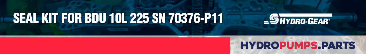Seal Kit for BDU 10L 225 SN 70376-P11