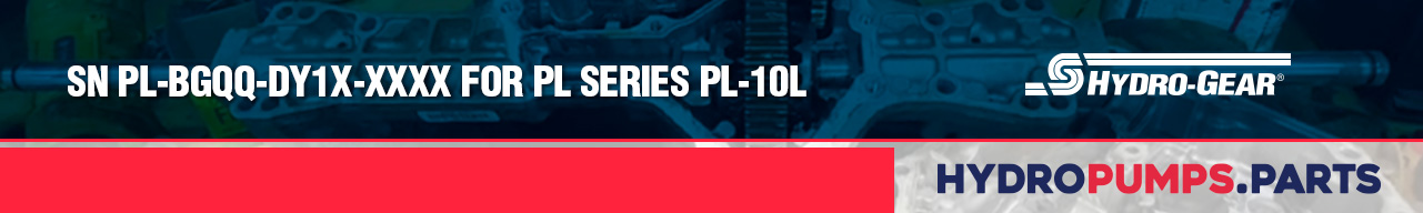 SN PL-BGQQ-DY1X-XXXX for PL SERIES PL-10L