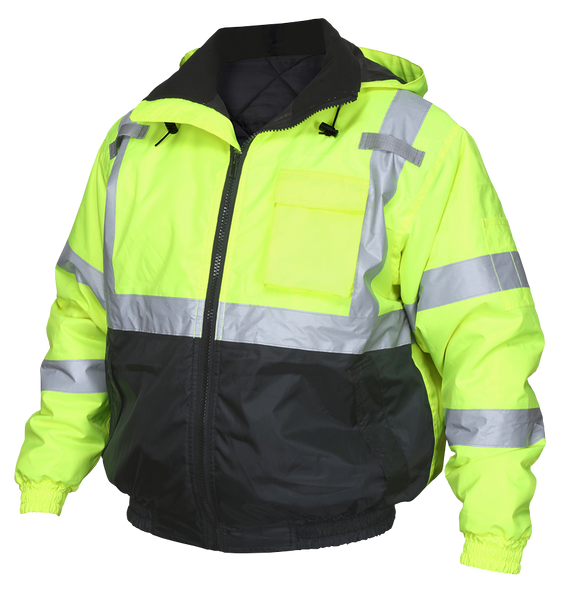 Insulated Hi-visibility Jacket Class 3 - MCR-VBBQCL3LXL