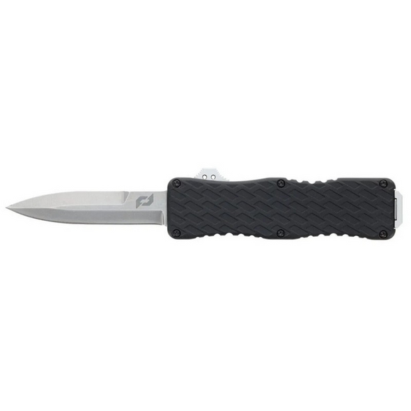 Schrade 1135967 Uproar Double Action Otf Out-the-front Automatic Knife 3.00" D2 Single Edge Dagger Blade, Aluminum Handle