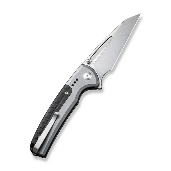 Civivi Sentinel Strike Flipper & Thumb Stud & Button Lock Knife Aluminum & Frn Handle (3.7" K110 Blade) C22025b-2