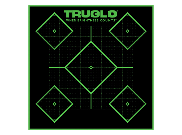Truglo Tru-see, Tru Tg-tg14a25bb Target 5-diamond 12x12 25pk Truglo Tru-see, Tru Tg-tg14a25bb Target 5-diamond 12x12 25pk