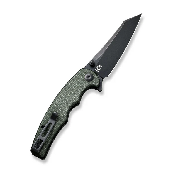 Civivi P87 Folder Flipper Knife Micarta Handle (2.90" Nitro-v Blade) C21043-3