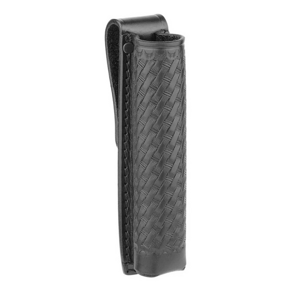 Long Plain Leather Baton Pouch