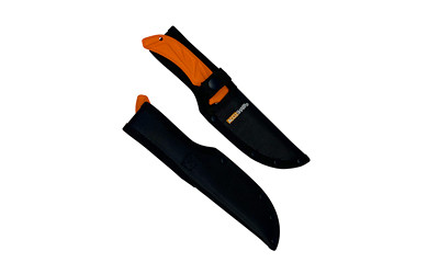 Accusharp Butcher Knife Orng W/shth