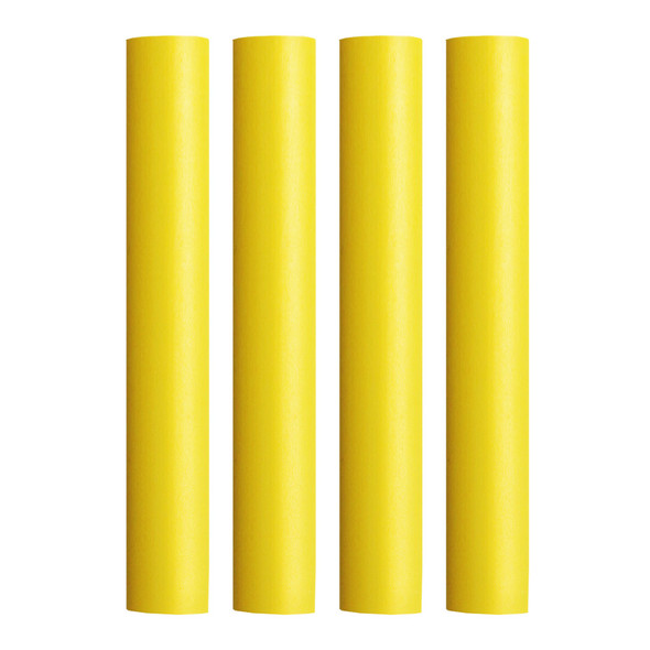 Pacer Battery Cable Heat Shrink Tubing - 3/4" x 12" - Yellow (4-Pieces)