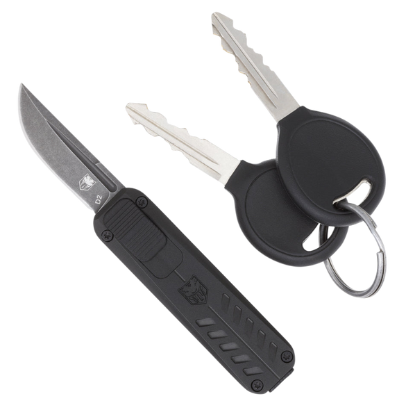 Cobra Tec Knives Llc California, Cobra Cali928sbblkdns Cali 928 Side Button Drop Bk