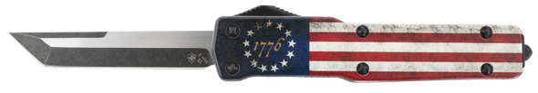 Templar Knife Premium, Temp Mzbrf221 Slim Zinc Betsy Ross Flag Tanto Templar Knife Premium, Temp Mzbrf221 Slim Zinc Betsy Ross Flag Tanto