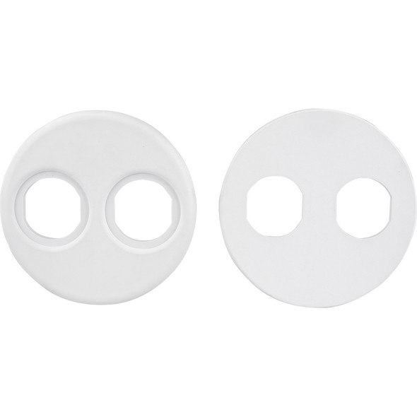 Sea-Dog 4" Gauge Power Socket Adapter Mounting Plate - White