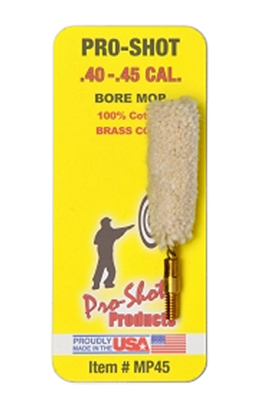 Pro-shot Bore Mop, Proshot Mp45         .40-45cal Cotton Mop