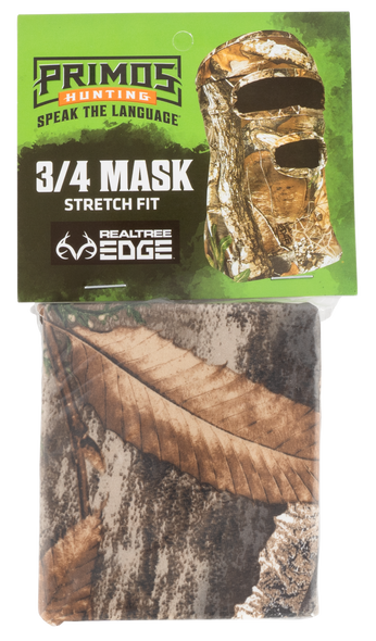 Primos Stretch Fit, Prim Ps6668 Stretch 3/4 Face Mask Rt Edge Primos Stretch Fit, Prim Ps6668 Stretch 3/4 Face Mask Rt Edge