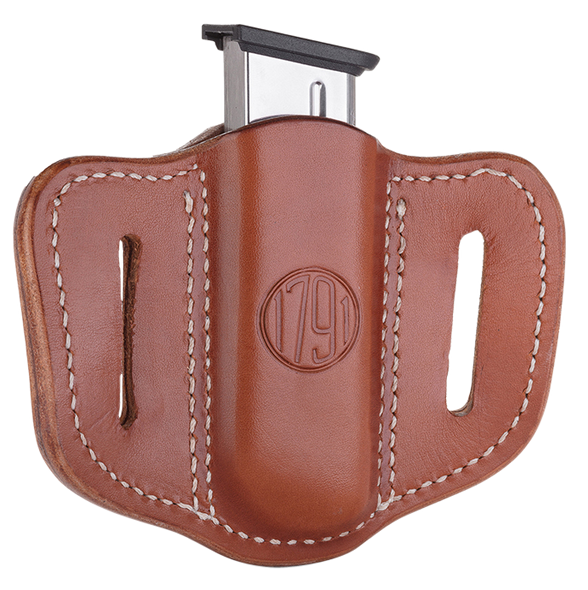 1791 Gunleather Mag1.1, 1791 Mag-1.1-cbr-a Single Mag Single Stack C.brn 1791 Gunleather Mag1.1, 1791 Mag-1.1-cbr-a Single Mag Single Stack C.brn