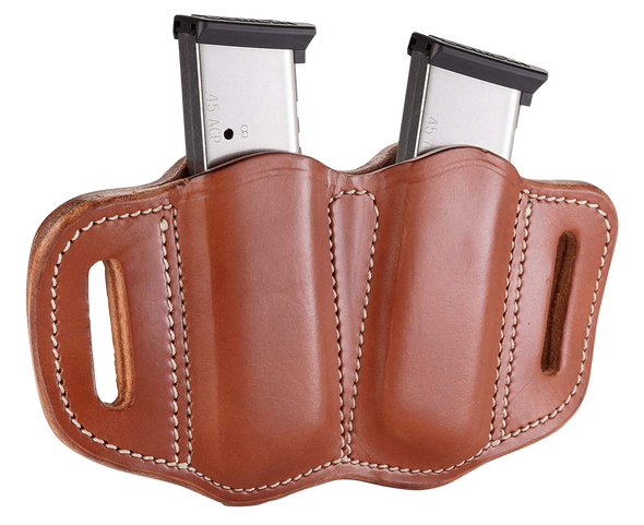 1791 Gunleather Mag2.1, 1791 Mag-2.1-cbr-a Double Mag Single Stack C.brn 1791 Gunleather Mag2.1, 1791 Mag-2.1-cbr-a Double Mag Single Stack C.brn
