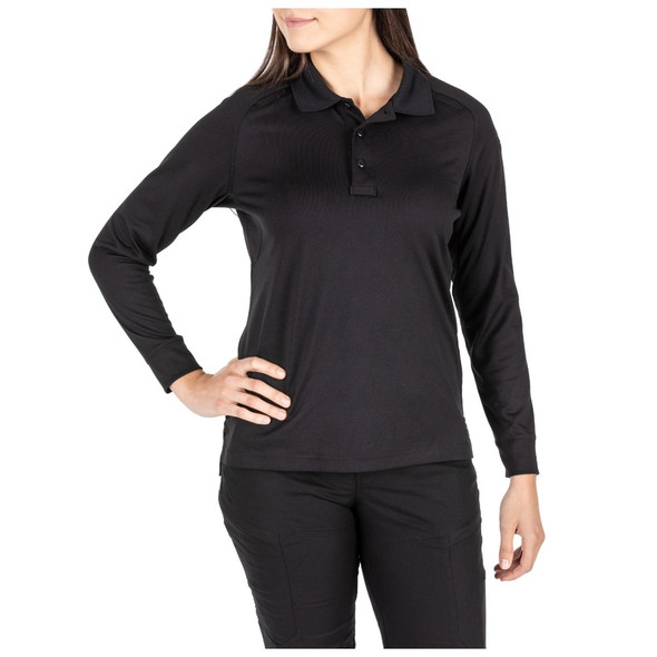 Women's Performance Long Sleeve Polo - 5-62408019M