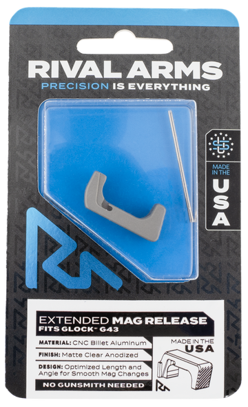 Rival Arms Magazine Release, Rival Ra72g003d Mag Release Ext G43 Stl Rival Arms Magazine Release, Rival Ra72g003d Mag Release Ext G43 Stl