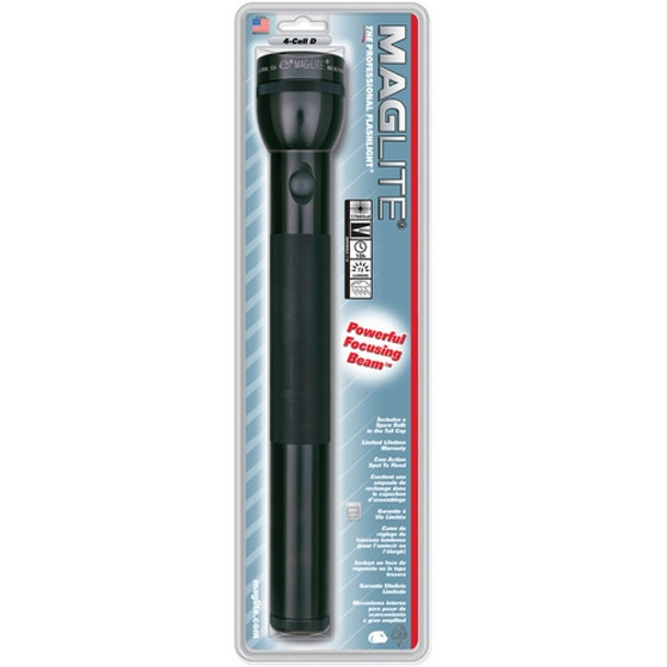 S4d Maglite 4 D-cell Flashlight - S4D016