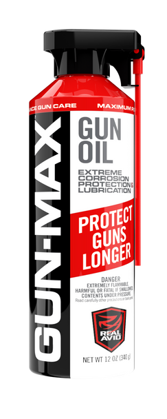Real Avid/revo Gun-max, Avid Avmlp12a     Gun Max Gun Oil 12oz Aerosol
