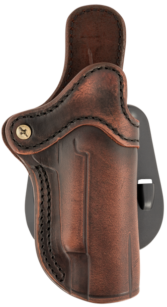 1791 Gunleather Paddle Holster, 1791 Or-pdh-1-vtg-r     Owb 1911 4&5in       Vntge