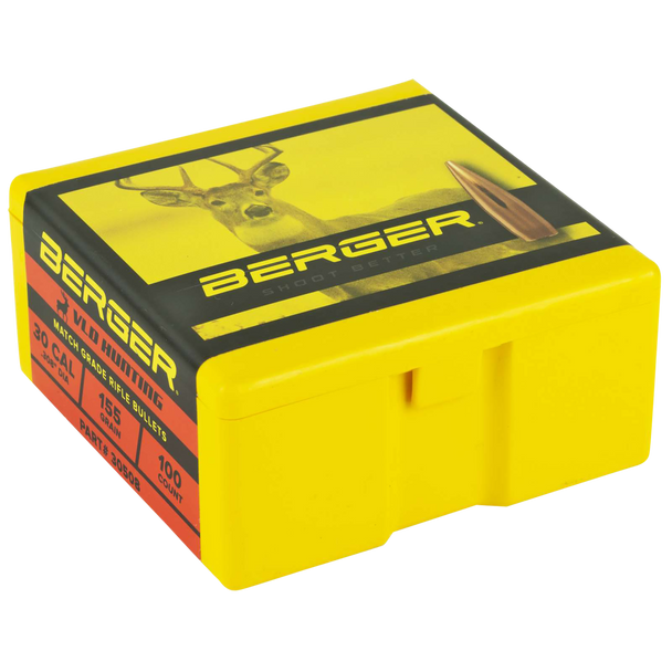 Berger Bullets Vld Hunting, Berg 30508 Bull .308 155g Hunt Vld 100