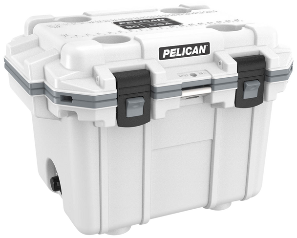 Pelican , Pelican 30q-1-whtgry     30qt Elite Cooler Wht/gry