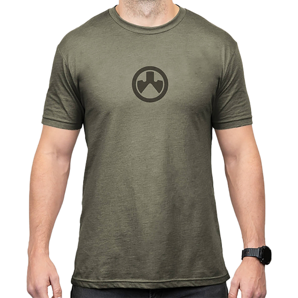 Magpul Industries Corp Icon Logo, Magpul Mag1115-317-s   Icon Logo Cvc T-shirt     S