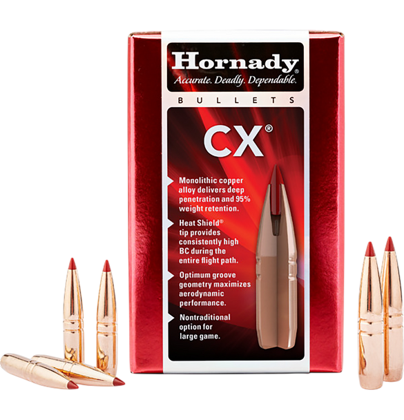 Hornady , Horn 2543   Bull .257 112  Cx                50/25