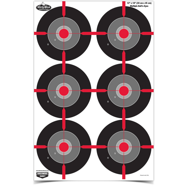 Dirty Bird 12 X 18 Multiple Bull's-eye Target - BC-35705