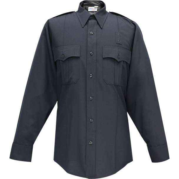 Justice Long Sleeve Shirt W/ Pleated Pockets - Lapd Navy - FLC-07W848615.032-33