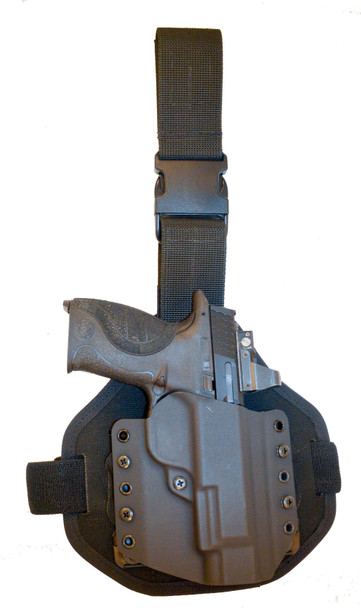 Single Point Drop Leg Warrior Holster Combo - HSG-23044RCB