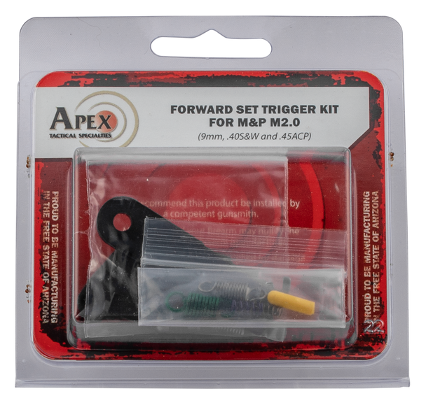 Apex Tactical Specialties Forward Set, Apex 100167   Crvd Fwd Set Trigger Kit M&p 2.0