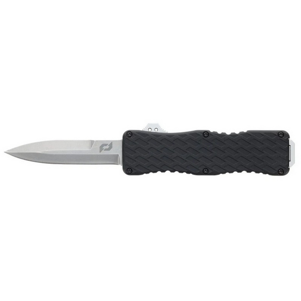 Schrade 1135967 Uproar Double Action Otf Out-the-front Automatic Knife 3.00" D2 Single Edge Dagger Blade, Aluminum Handle