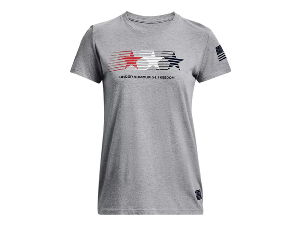 Women's Ua Freedom Star T-shirt - 1377093035LG