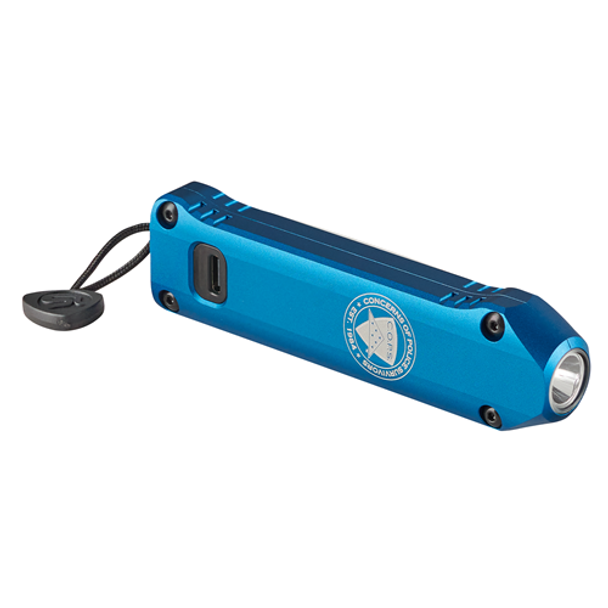 C.o.p.s. Blue Wedge Xt Compact Everyday Carry Rechargeable Flashlight