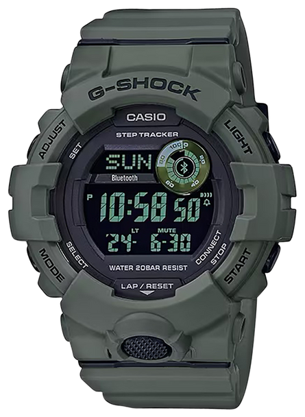 G-shock/vlc Distribution G-shock, Gshock Gbd800uc3   Tactical Move Power Trnr    Grn
