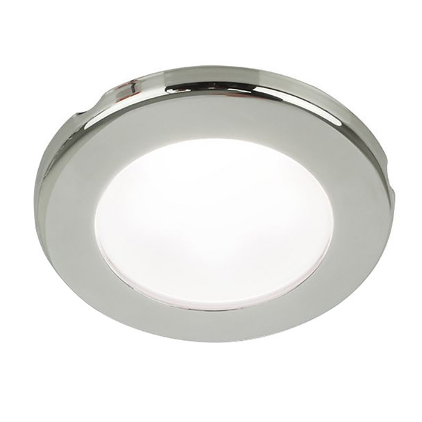 Hella Marine EuroLED 75 3" Round Screw Mount Down Light - White LED - Stainless Steel Rim - 12V