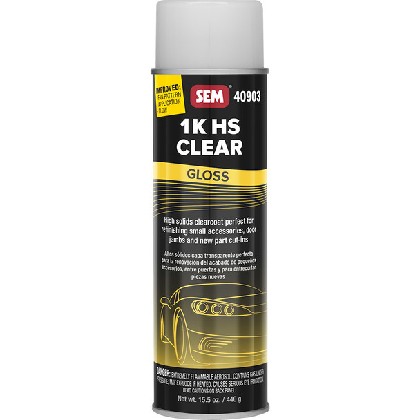 SEM 1K HS Clear - 20oz Aerosol Can - Gloss Finish