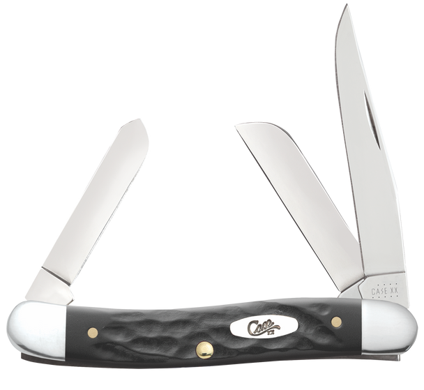 Case Stockman, Case 18222 Rough Black Medium Stockman